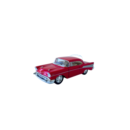 1957 Chevrolet Bel Air Röd Kinsmart