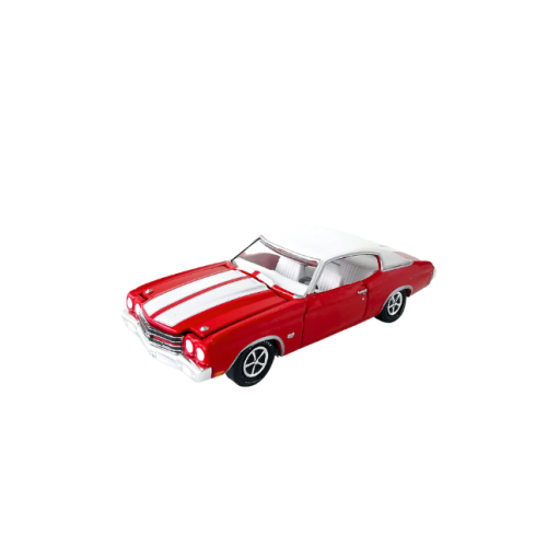 1970 Chevrolet Chevelle SS 396 Gloss Red Racing champions