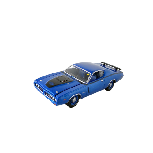 1971 Dodge Charger RT 426 Hemi Mörkblå Poly Greenlight