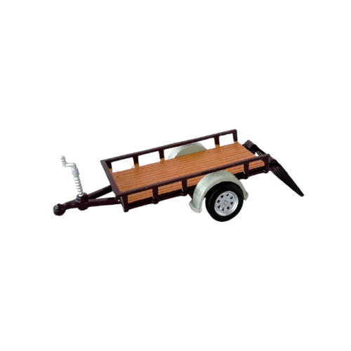 Släp Utility Trailer Rosewood Red Khakibeige Greenlight