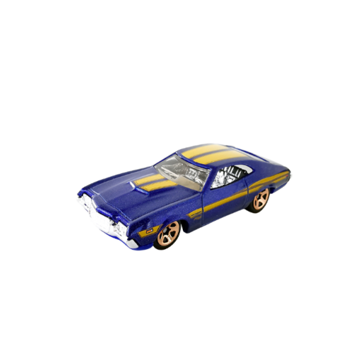 1972 Ford Gran Torino Sport Metflake Mörkblå Hotwheels