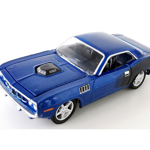 1970 Plymouth Barracuda Custom HT Greenlight Mörkblå poly
