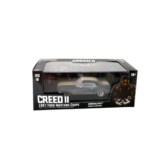 1967 Ford Mustang Coupe Mattsvart Dusty Hollywood Creed 2 Greenlight
